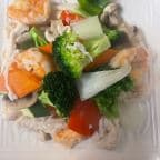 Best Steamed Mixed Vegetables w. Chicken & Shrimp in Adams, MA